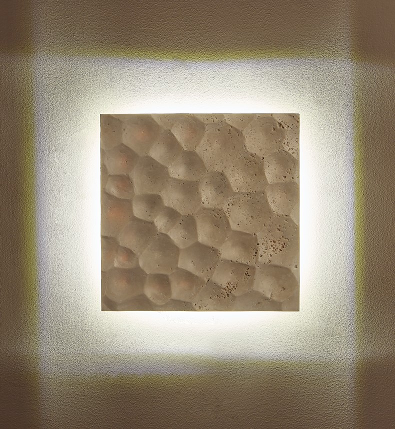 Modern Bedroom Travertine Wall Lamp